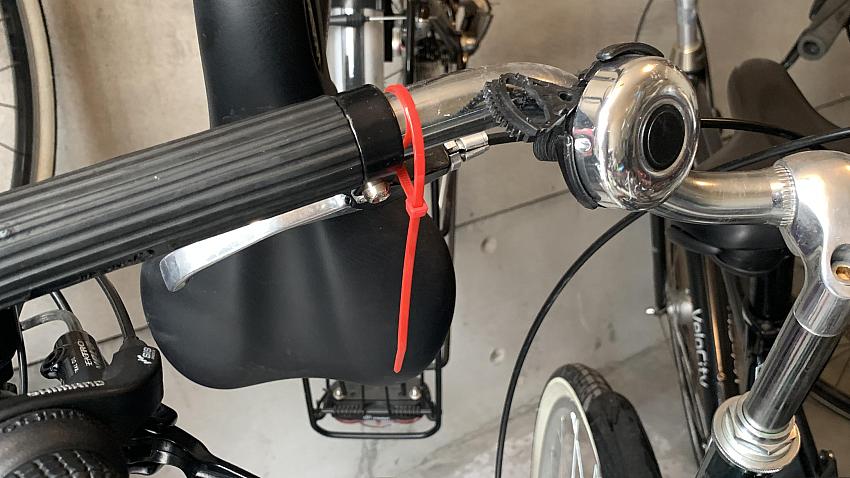Buntband på cykel